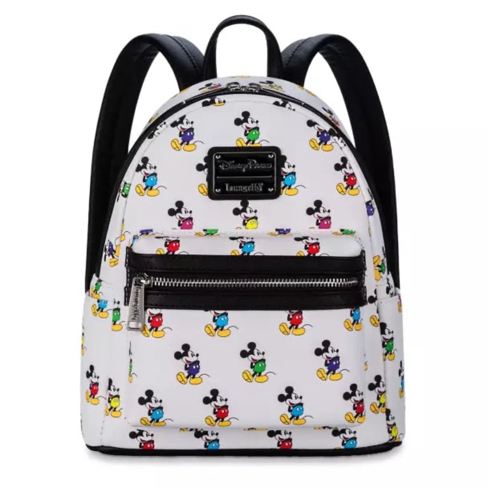 Disney Mickey Mouse Allover Classic Standing Loungefly Mini Backpack